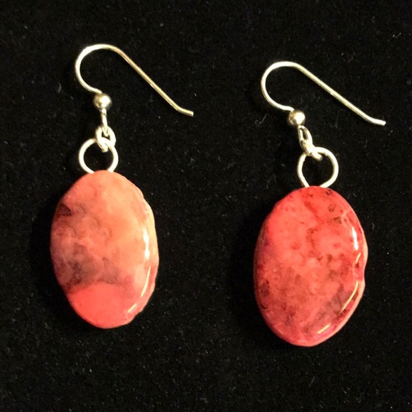 Earring & Pendent Set w/.925 silver - Picture 4 of 5